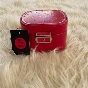 Leather Travel Jewelry Case